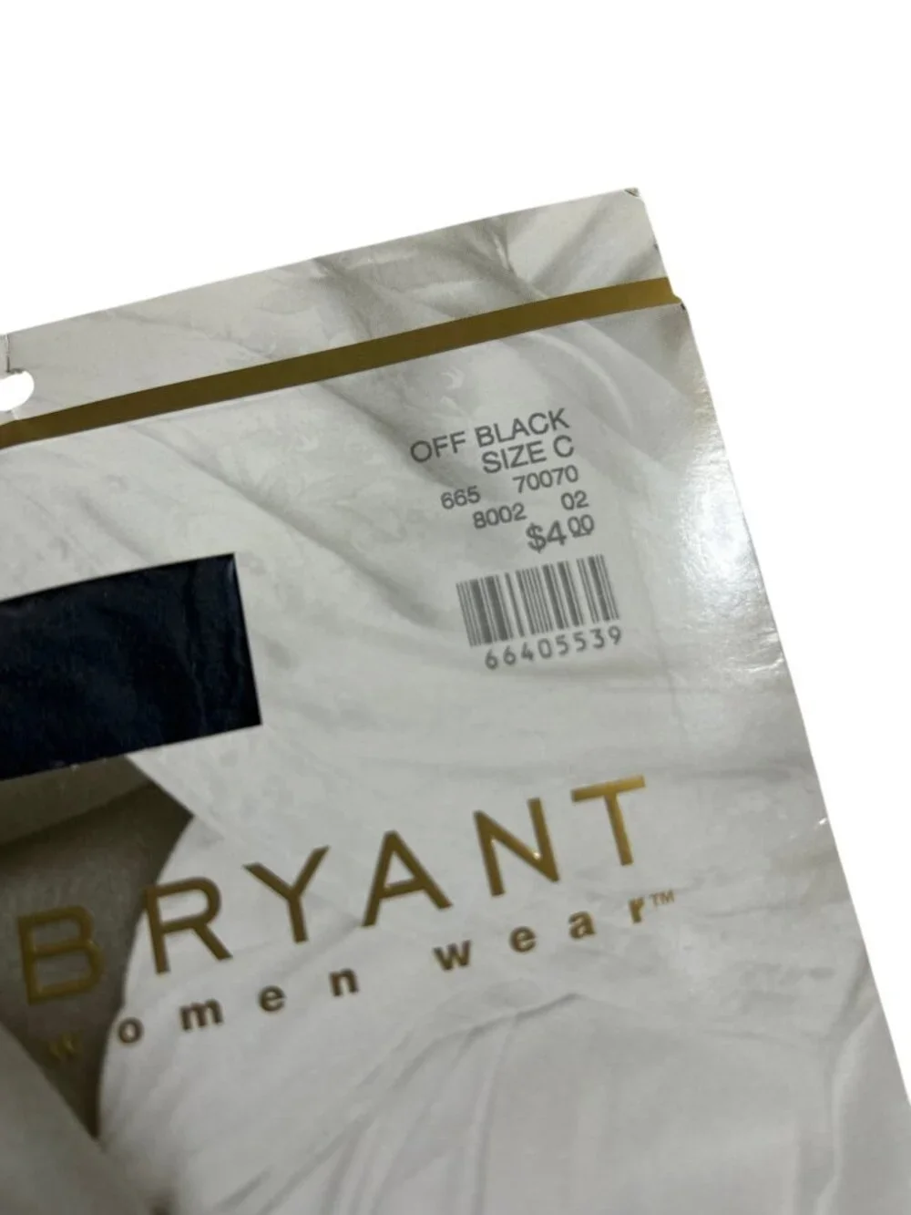 Vtg Lane Bryant Daysheer Invisible Reinforced Toe Off Black Sz C Pantyhose Hose